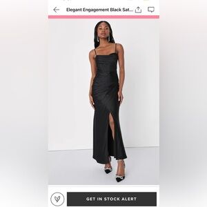 Black Lulus Evening Gown